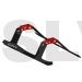 LX1118 - GOBLIN 570 - Ultra Landing Gear - Red - Carbon Skid